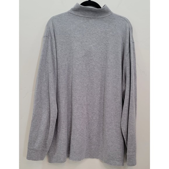Polo Ralph Lauren 1/4 Zip Sweater Light Grey Pullovers Long Sleeves XXL TTG - Picture 9 of 11